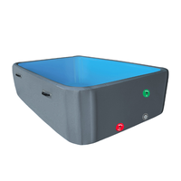 Piscine rectangulaire gonflable en PVC durable, grande piscine familiale d'extérieur, taille personnalisable, pour jardin et divertissement aquatique