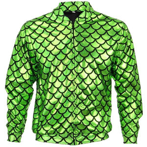 Chaqueta de bombardero de tela de poliéster de alta calidad, abrigo de béisbol, chaquetas de bombardero informales para hombres - Product Image 3