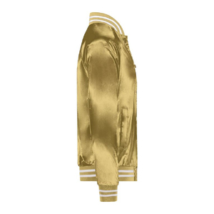 Vestes en satin pour hommes Personnaliser la conception et la taille de haute qualité en gros avec doublure Baseball pour la saison d'hiver Vestes en satin pour hommes - Product Image 3