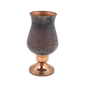 Diseño impresionante Decoración del hogar Hierro Vidrio Hurricanes Titular Níquel Acabado Tamaño estándar Vela Hurricanes Titular - Product Image 5