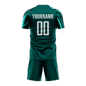 Kit de fútbol personalizado de 100% poliéster, camiseta de sublimación completa ligera y suave para hombres y mujeres, ropa cómoda - Product Image 2