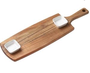 Tabla de madera de Acacia para picar, tabla de comedor de cocina para el hogar, Simple y atractiva, venta al por mayor - Product Image 1