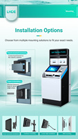 Vente directe d'usine, écran tactile capacitif industriel Android, PC de panneau industriel en alliage d'aluminium A133, 8, 10, 15, 17, 19 pouces, DC24V, POE