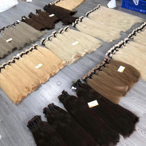 Extensions de cheveux vierges vietnamiens 100% humains de qualité supérieure Minh Khang Premium Hair Bulk, 100g, qualité supérieure - Product Image 1