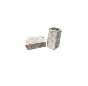 Soporte de luz de té con incrustaciones de perlas, pulida mopa hecha a mano, soporte de vela, tamaño personalizado, última pieza - Product Image 3