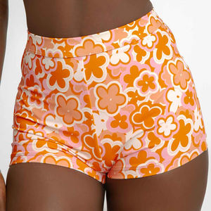 กางเกงขาสั้นชายหาดเอวสูงระบายอากาศได้ดีแห้งเร็วสำหรับผู้หญิงสำหรับฤดูร้อน - Product Image 6