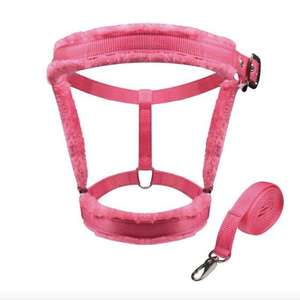 เชือกแขวนคอม้าไนล่อน100% สบายพร้อมแผ่นรองขนแกะขนาดน้ำหนักเบาปรับแต่งได้และบังเหียนไนล่อนสี - Product Image 5