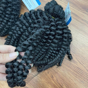 Prix usine Bundles de Cheveux Bouclés Vierges Extensions de Cheveux Humains Vietnamiens Double Trame de Cheveux - Product Image 2