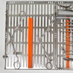 Ensemble d'Extraction Dentaire 15 Instruments Grande Cassette de Stérilisation Outils Professionnels d'Extraction Dentaire Métal Manuel pour Dentistes - Product Image 5