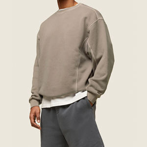 เสื้อสเวตเชิ้ตผู้ชายผ้าฝ้าย 100% คุณภาพเยี่ยม พร้อมปักโลโก้แบรนด์ของคุณเอง สัมผัสนุ่ม อุ่นสบาย - Product Image 6