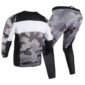 ชุดแข่งมอเตอร์ครอสแบบกำหนดเองล่าสุดชุดแข่งรถวิบากแบบเจอร์ซีย์และกางเกงชุดแข่งขันน้ำหนักเบาสำหรับผู้ใหญ่ - Product Image 2