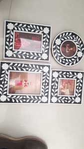 กรอบรูปวินเทจขนาดปรับแต่งได้สไตล์กระดูกโมเสคโลหะและเรซิ่น - Product Image 6