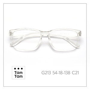 TamTam TR90 Square Anti-Blue Light <b>Eyeglasses</b> <b>Frame</b> Classic Style Black Optical Durable Lightweight Safe Materials No Skin - Product Image 5