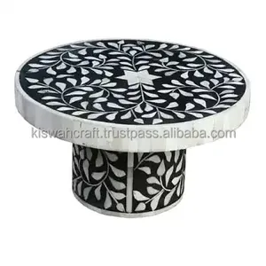 Most Popular Kiswah <b>Craft</b> Designer Bone Inlay Cake Serving Stand Resin Food Safe Eco-Friendly Customizable Color Shape Home - Product Image 6