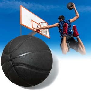 Logotipo personalizado de alta calidad, tamaño 7, material de goma Pu personalizado de fábrica, cuero sintético, entrenamiento personalizado, baloncesto rosa - Product Image 4