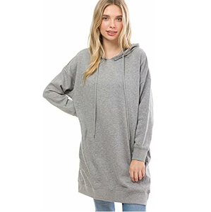 Transpirable Diseño personalizado Hombres Sudadera con capucha alargada Jersey Liso Cremallera Manga Sudadera con capucha alargada para hombres - Product Image 4