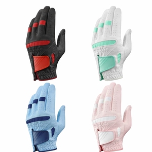 Gants de golf respirants en cuir véritable, colorés, antidérapants, pour hommes, de haute qualité, confortables, gants de sport - Product Image 5