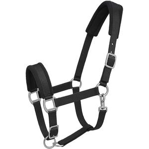 Heavy Duty <b>Nylon</b> Horse Halter with Padded Adjustable Chin Throat Snap <b>Hook</b> Horse Equipment Accessories - Product Image 3