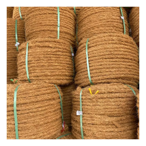 Cuerda de coco biodegradable de fibra de coco segura para el Medio Ambiente Ideal para embalaje ecológico y trabajo artesanal - Product Image 3