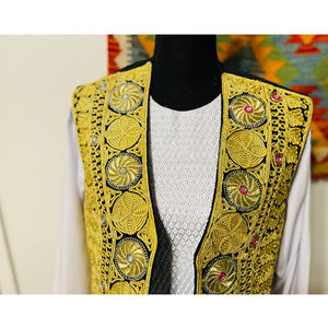 Chaleco de boda para hombre de nuevo diseñador de fabricante profesional, chaleco afgano tradicional de tela suave con bolsillos para invierno - Product Image 4