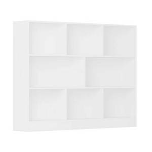 KS68241 Modern Children's <b>Bookshelf</b> 110x26x110cm Rubber Wood and Plastic Standing Type for Living Room or Office - Product Image 5