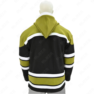 Sudadera con Capucha para Hombre de Alta Calidad, 100% Algodón, Transpirable, con Parches Bordados, Dobladillo Acanalado, Diseño ODM Multicolor en Bloques de Tono, para Otoño - Product Image 4