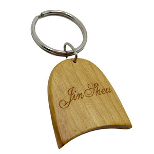 Manufacturer <b>Custom</b> logo Engraved Eco Gift Wood <b>Keychain</b> Blank - Product Image 1