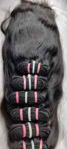 Tissage vierge brut indien en vrac non transformé, vente en gros d'extensions de cheveux de couleur naturelle alignée sur les cuticules pour jerry hair vendeur indien - Product Image 6