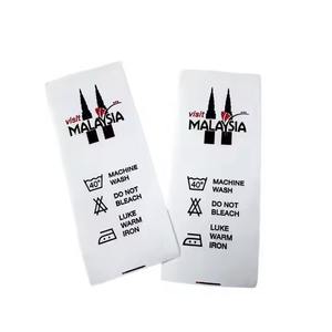 Étiquette imperméable imprimée de ruban de taffetas en nylon de qualité supérieure pour étiquettes d'entretien de vêtements, emballage de chaussures, bagages et produits textiles - Product Image 3