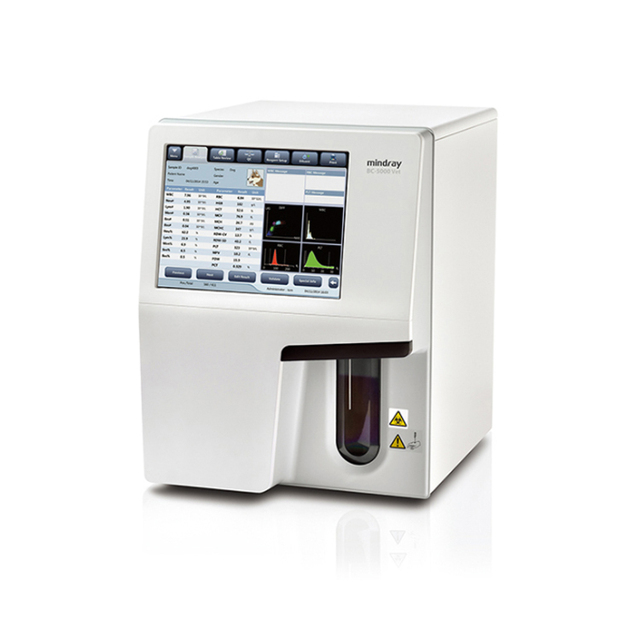 Mindray BC-5000 Vet Auto Hematology Analyzer Touch Screen 5 Part Diff Veterinary Blood Analyzer