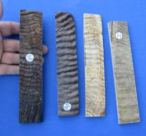 จานมีดฮอร์นขนแกะสีขาวธรรมชาติขนาดใหญ่และทำด้วยมือ - Product Image 3