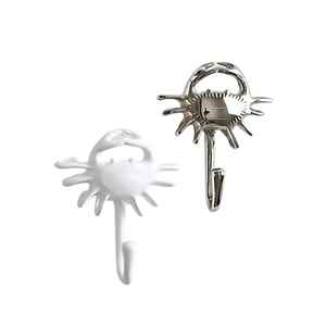 Crochet mural décoratif en fer poli et revêtu, nouveau design, pour la décoration murale, pour placard, pour utilisation extérieure. - Product Image 2