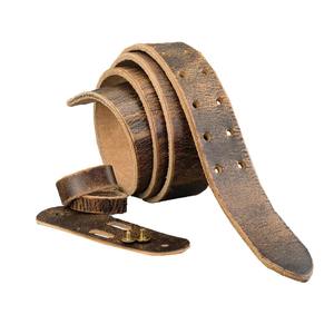 Cinturones de cuero genuino personalizados de marca de moda con logotipo personalizado de color sólido para hombres - Product Image 5