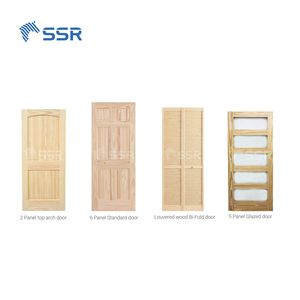 SSR VINA - ประตูไม้ - ประตูไม้สน Radiata/ สีขาว เครื่องปั่น-โรงนา-รูปแบบต่างๆ - Product Image 2