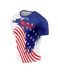 Real Strong Men BJJ Rush Guard Rashguard-High Quality Nylon/Cotton Sportswear with Customizable Options - Product Image 3