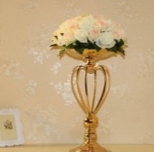 Golden Metal Flower <b>Vase</b> Home Decoration <b>Cheap</b> Price Selling Handmade Wholesale Wedding Hotel Management Metal Gold Flower <b>Vase</b> - Product Image 2