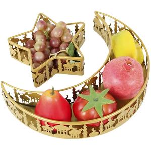 Bandeja de servicio de metal para restaurantes, hoteles, acabado pulido, diseño moderno, tamaño personalizable, logotipo decorativo, bandeja de fechas de postre - Product Image 5