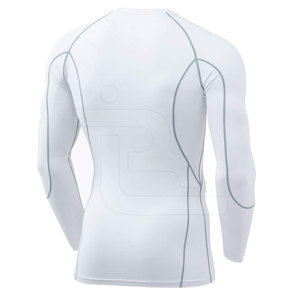 ผู้ผลิตมืออาชีพ รับผลิตเสื้อแรชการ์ดผู้ชายแบบสั่งทำพิเศษ ป้องกันแบคทีเรีย ระบายอากาศได้ดี แห้งเร็ว ไซส์ใหญ่ ราคาขายส่ง - Product Image 2