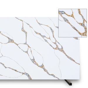 Calcutta Venetia exotica แผ่นควอตซ์ออกแบบทันสมัยสำหรับการใช้งานโรงแรม - Product Image 1