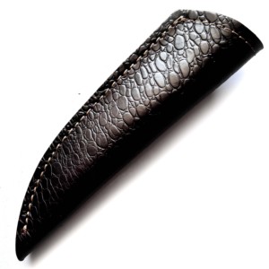 Funda de cuero de artesanía fina hecha en fábrica de alta calidad para cuchillos de hoja de 4 pulgadas - Product Image 1