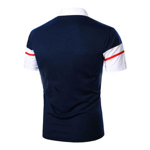 Camisa de Golf Deportiva Casual de Verano para Hombre, 100% Algodón, Tejida, Transpirable, Lisa, con Logotipo Personalizado, Manga Corta, Cuello Camisero, Venta al Por Mayor - Product Image 5