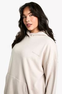 ชุดวอร์มผู้หญิงผ้าฝ้าย100% โอเวอร์ไซส์ปักลายมีฮู้ดโอเวอร์ไซส์ทันสมัย - Product Image 5