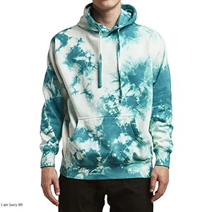 Men's Casual <b>Lightweight</b> <b>Hoodie</b> Comfortable Sports Printed Irregular Individual Puff Techniques Pocket Customizable Clothing - Product Image 3