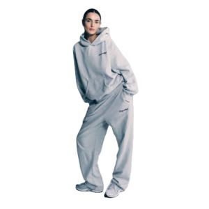 Chándales Holgados de Felpa Francesa para Mujer, de Primera Calidad, con Capucha, Personalizables con Logotipo Bordado, Estilo Casual para Uso Diario - Product Image 1