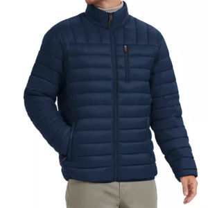 Chaqueta de Lona con Capucha para Hombre, Chaqueta Acolchada con Logotipo Personalizado en la Parte Delantera, Cálida, Ligera, OEM, Marca Privada, Ropa Deportiva para Senderismo y Campamento al Aire Libre - Product Image 2