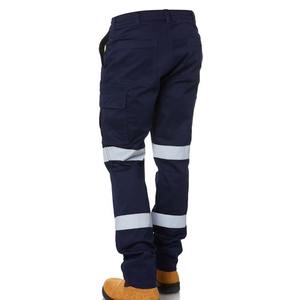 Pantalones DE TRABAJO multibolsillos de algodón para hombre, pantalones Cargo reflectantes para exteriores para hombre, ropa de seguridad transpirable, pantalones Cargo de trabajo para hombre - Product Image 3