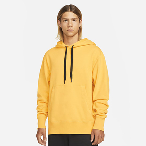 Sweat-shirt décontracté pour homme, coupe classique, 100% coton, grande taille, polaire léger, capuche à cordon, logo personnalisé, couleur unie, hiver - Product Image 1