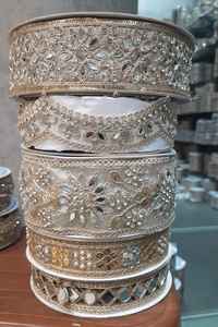 Cordones bordados de espejo de lujo de Organza ecológica tradicional de lujo hechos a medida diseños surtidos para diseñadores de joyas de vestir - Product Image 2