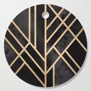 Planche à découper imprimée personnalisée en bois à la mode conçue pour ajouter du style de personnalité et de la fonctionnalité aux cuisines modernes - Product Image 4