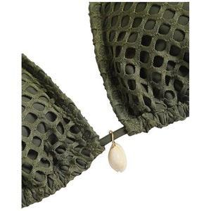 Conjunto de Bikini Corto Informal Sólido para Mujer, Diseño Nuevo 2025, Venta al por Mayor, Nuevo Estilo con Hombros Caídos - Product Image 2